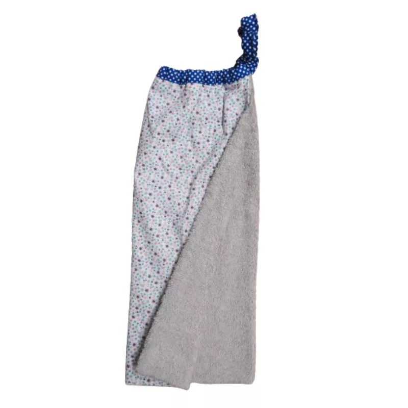 Serviette bavoir élastique de cantine fleurs étoilées, Petits pinpins
