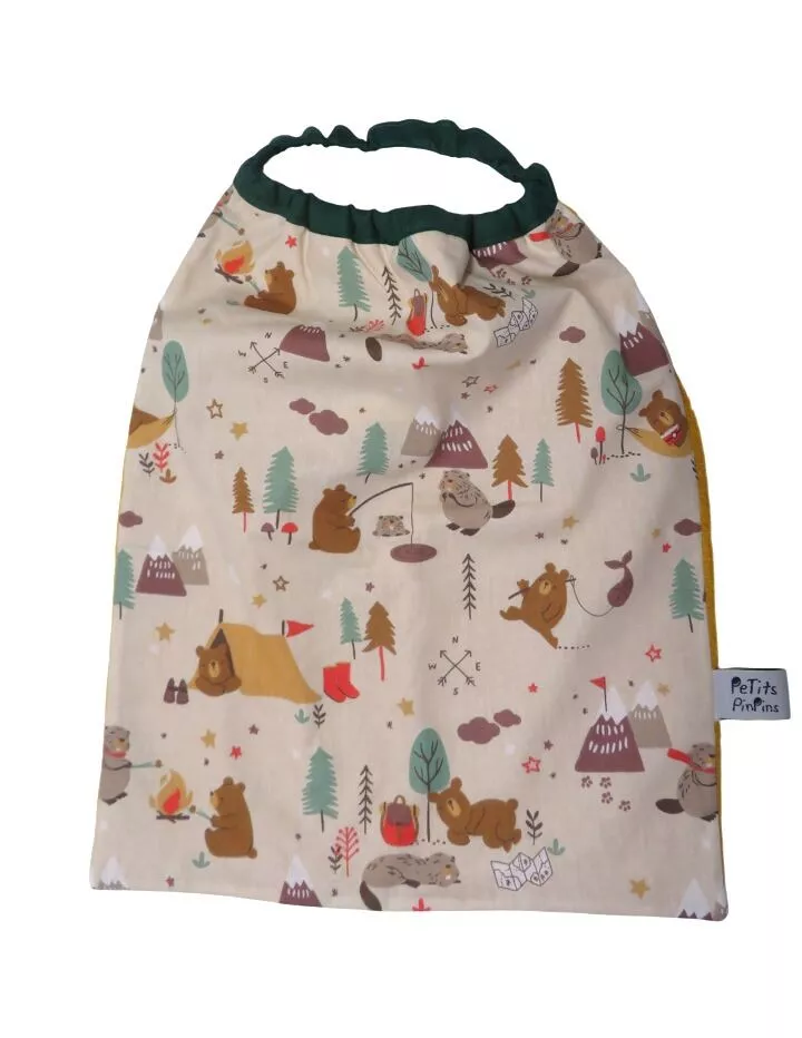 Serviette bavoir élastique Bivouac, Petits pinpins