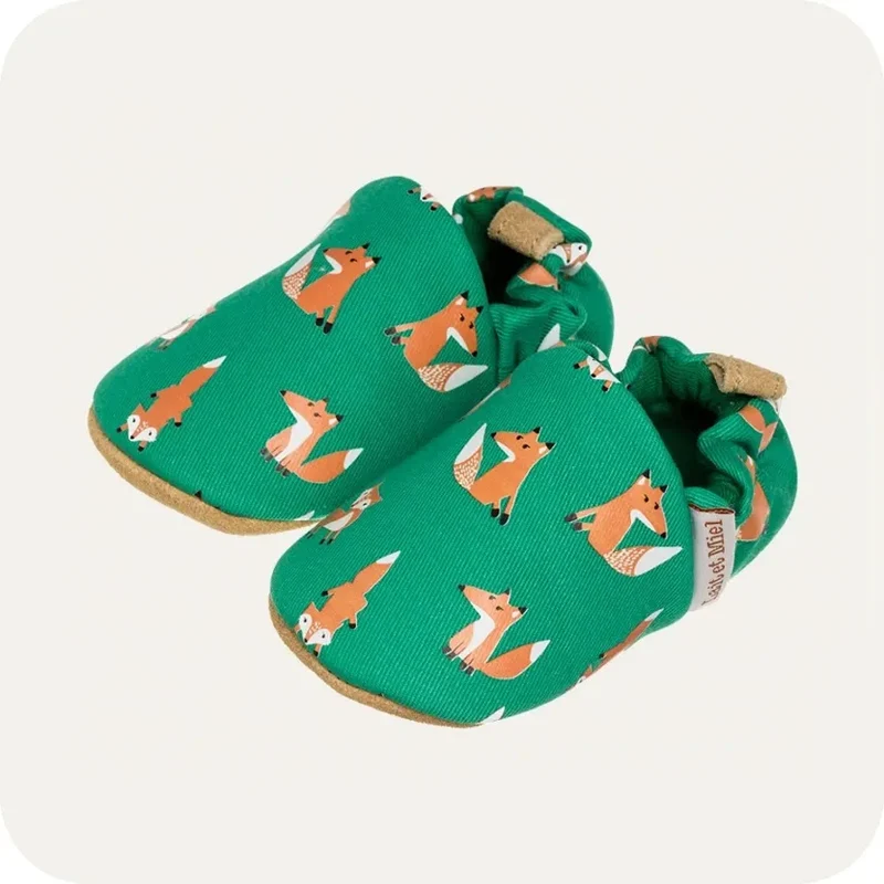 Chaussons en coton Goupil, Lait et miel