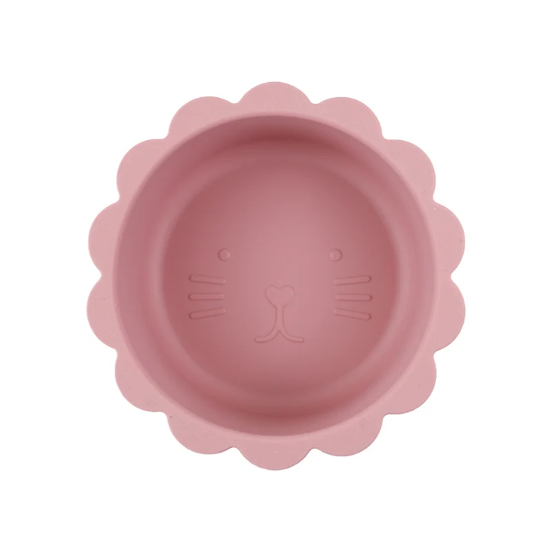 Bol en Silicone Chat Felix Rose Foncé, Choo family