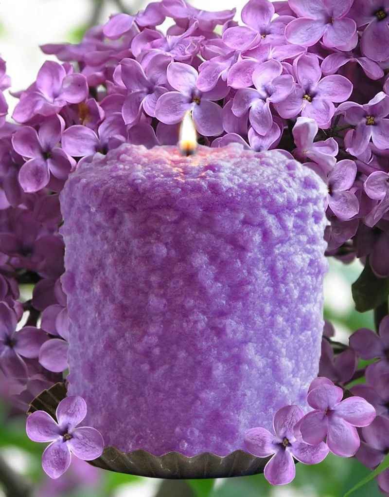 Lilac Blossom Scented Hearth Candle