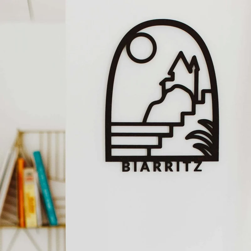 Décoration murale en bois BIARRITZ