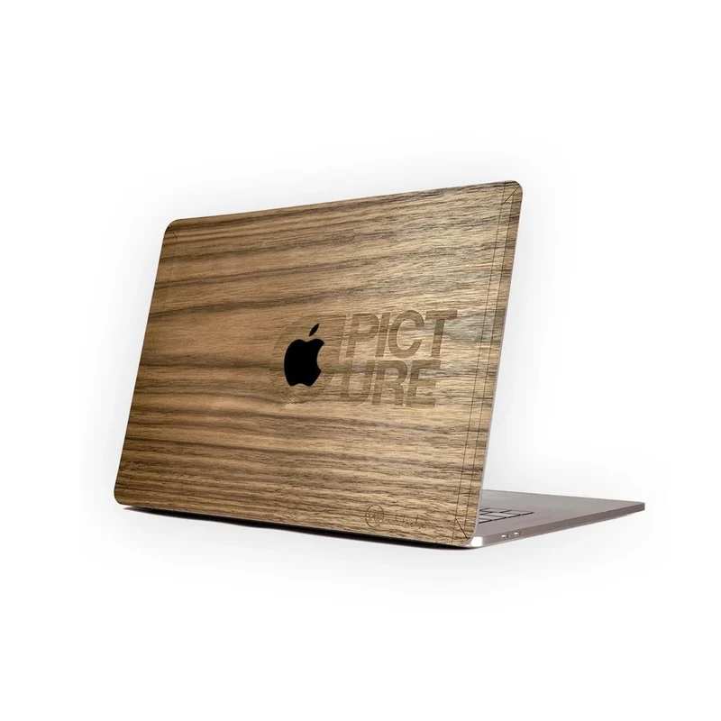 Cover en bois MacBook PICTURE NOYER Essentiel Made in France