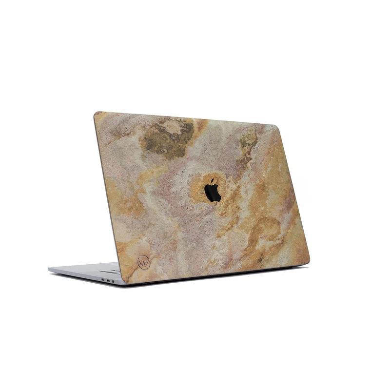 Cover en pierre MacBook YELLOW STONE Premium Made in France