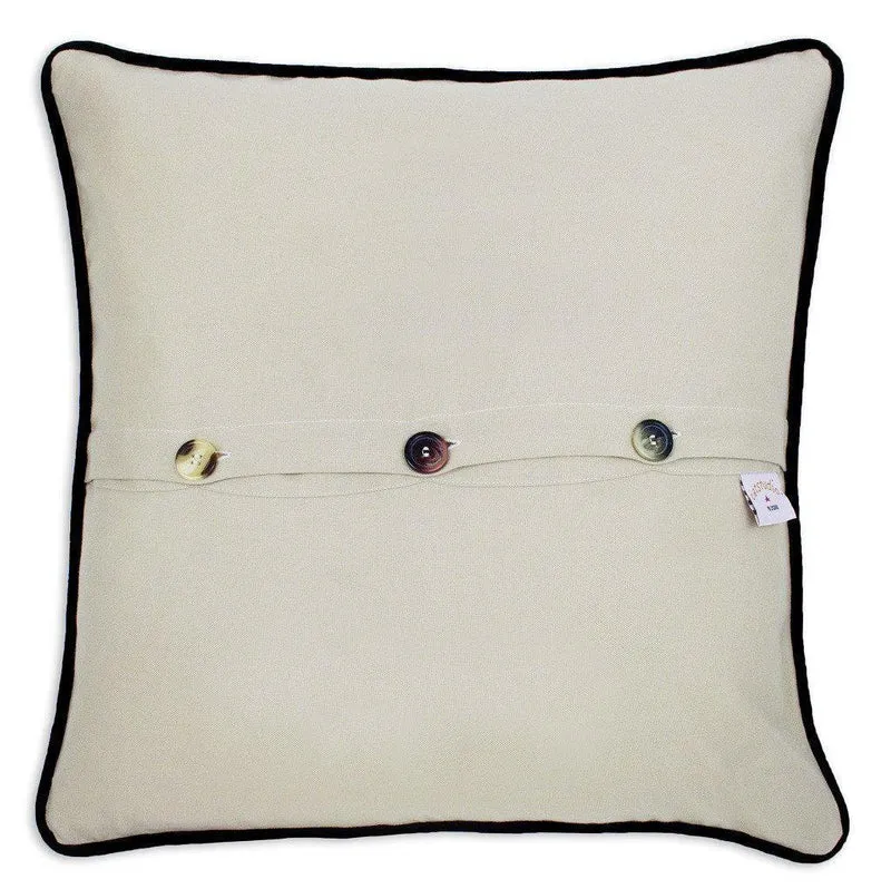 Nebraska Embroidered CatStudio State Pillow