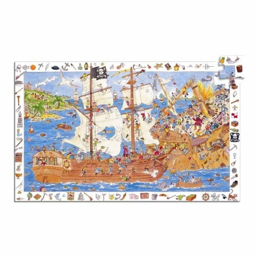 Puzzle observation Pirates, djeco