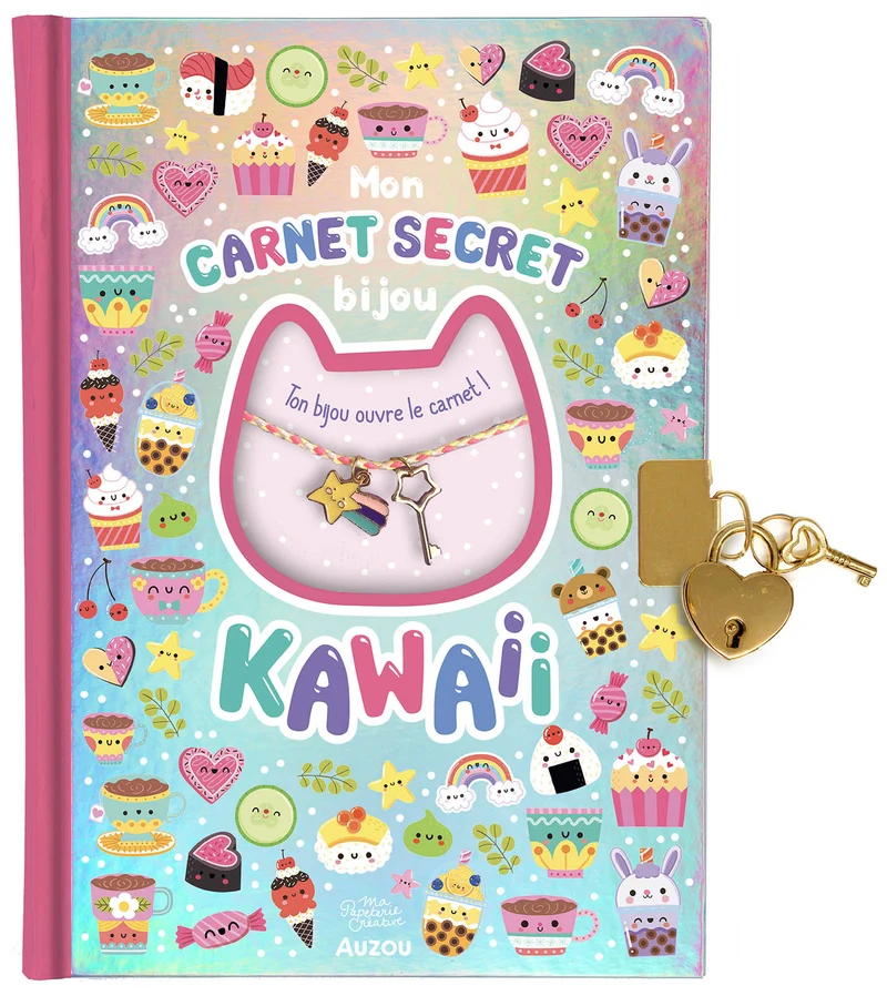 Mon carnet secret bijou kawaii, Auzou