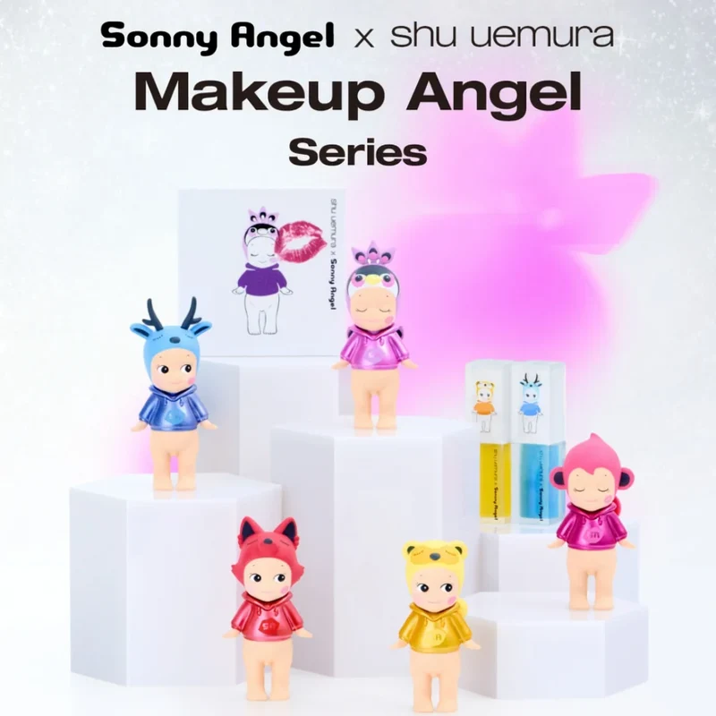 Sonny Angel & shu uemura. Makeup Angel Series