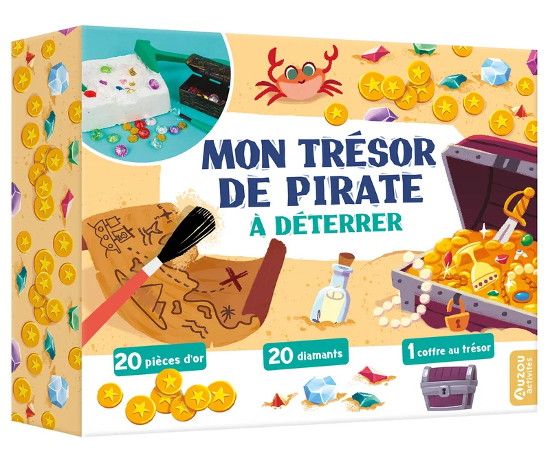 Mon trésor de pirate à déterrer, Auzou