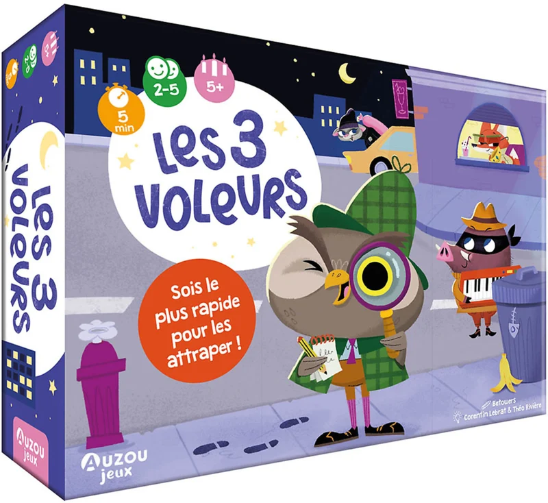Les 3 voleurs, AUzou