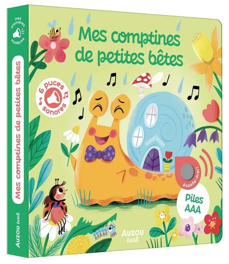 Mes comptines de petites bêtes, Auzou