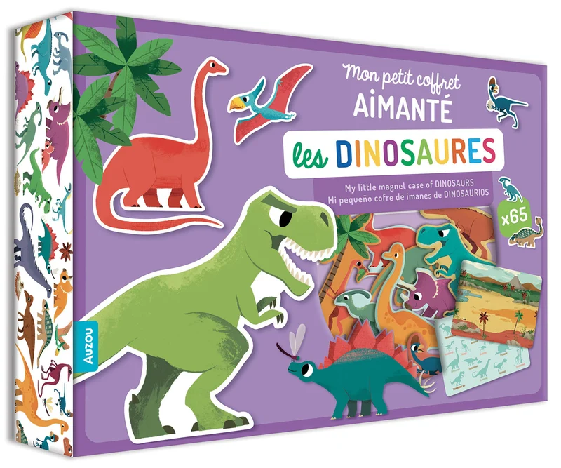 Mon petit coffret aimanté Les dinosaures, Auzou