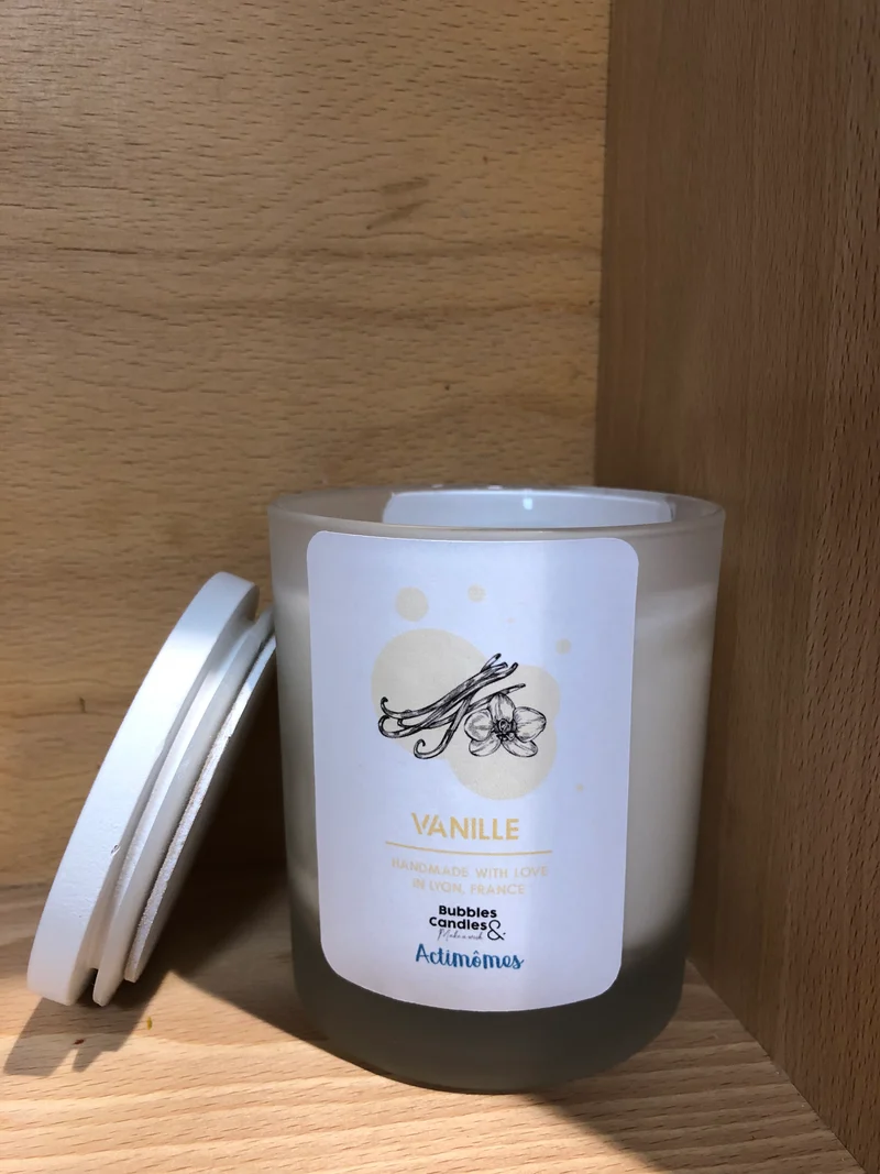 Bougie Vanille, Bubbles & Candles for Actimômes