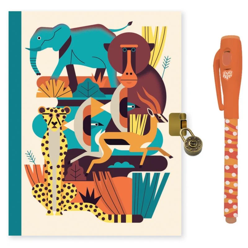 Carnet secret, Lovely paper Djeco