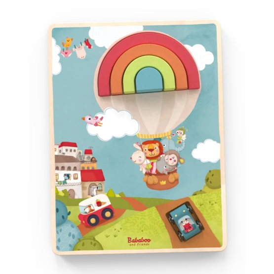 Puzzle « Conduire sous un arc en ciel », Bababoo and Friends