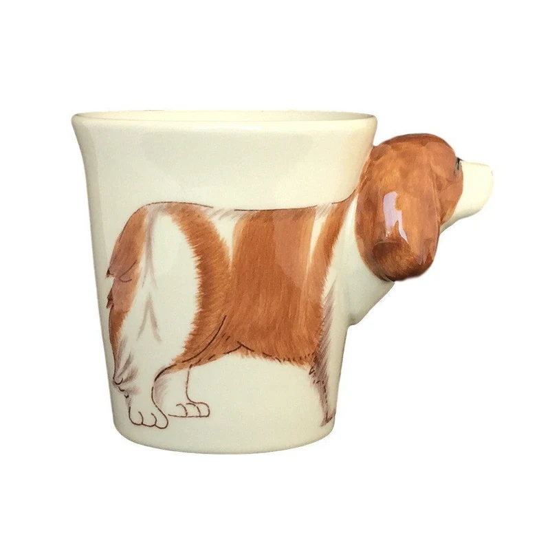 Cavalier King Charles Spaniel Hand Painted Coffee Mug