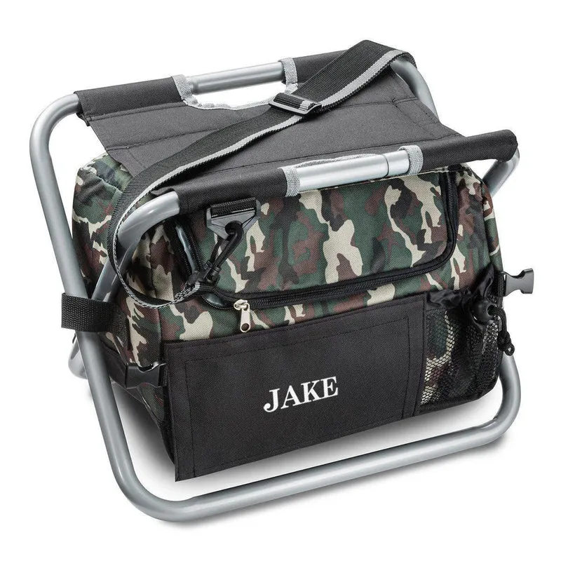 Camo Sit N SipPersonalized Chair Cooler