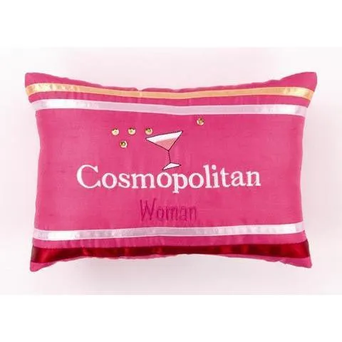 Cosmopolitan Woman Throw Pillow