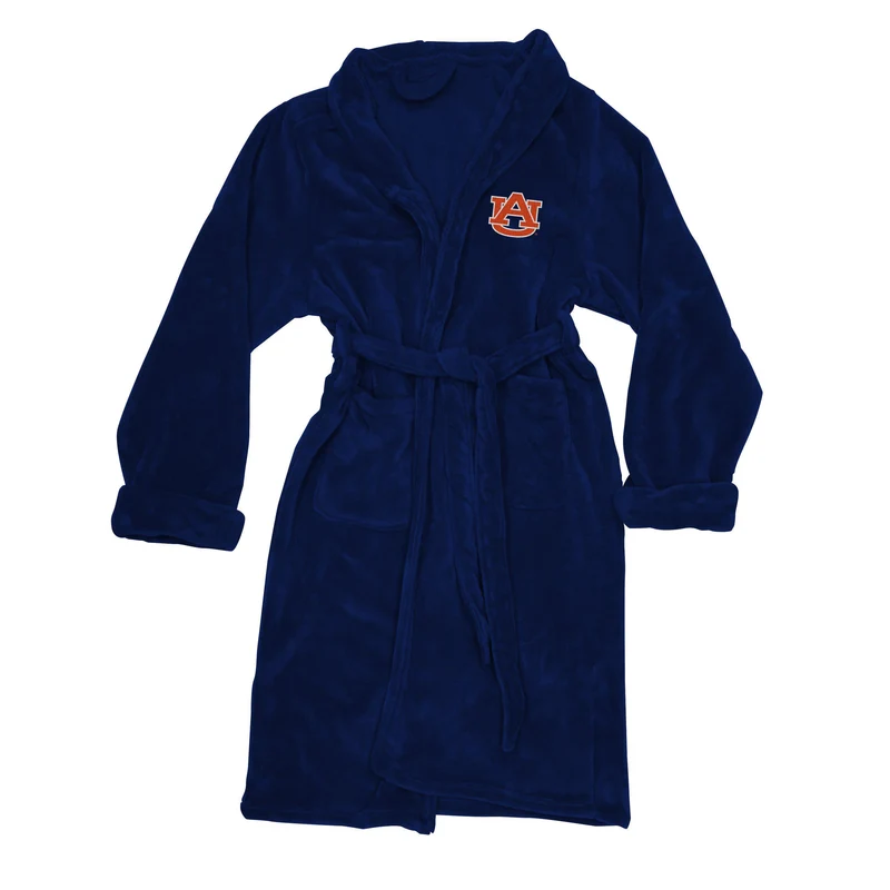 Auburn Tigers Men's Silk Touch Plush Bath Robe