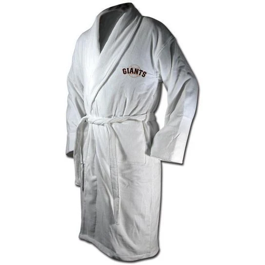 San Francisco Giants White Terrycloth Bathrobe