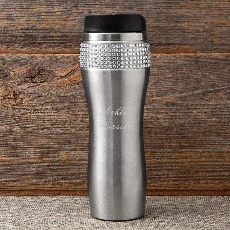 Bling Personalized Travel Tumbler