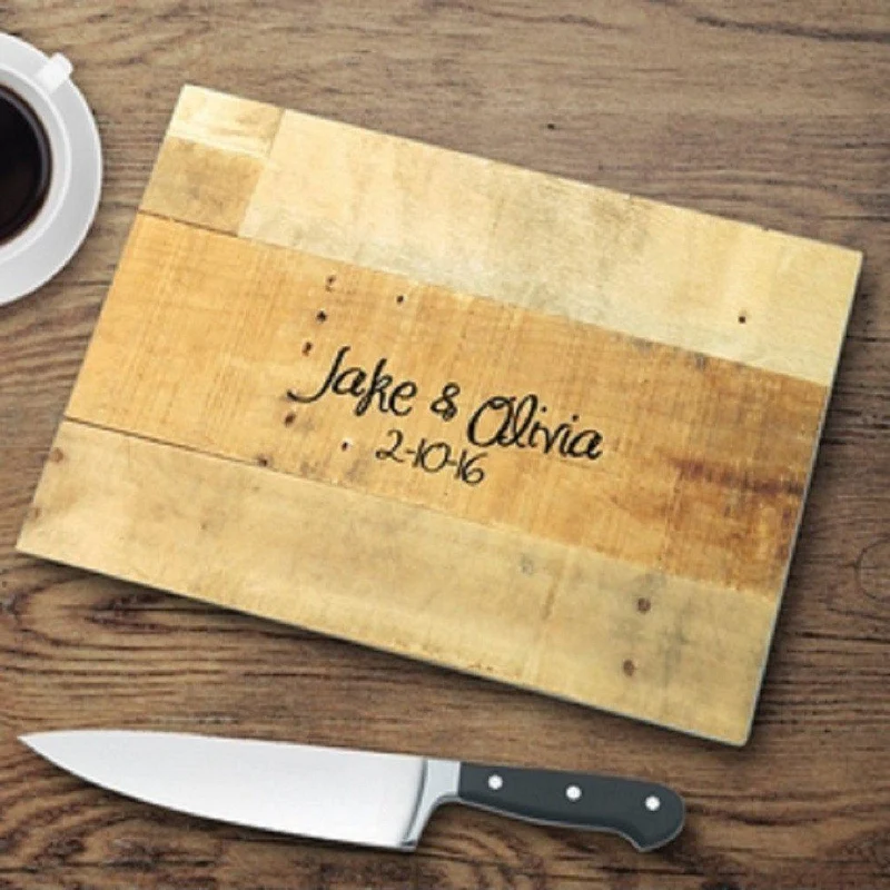 MultiWood Personalized Glass Cutting Board