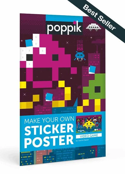 Poster 1600 stickers, Poppik