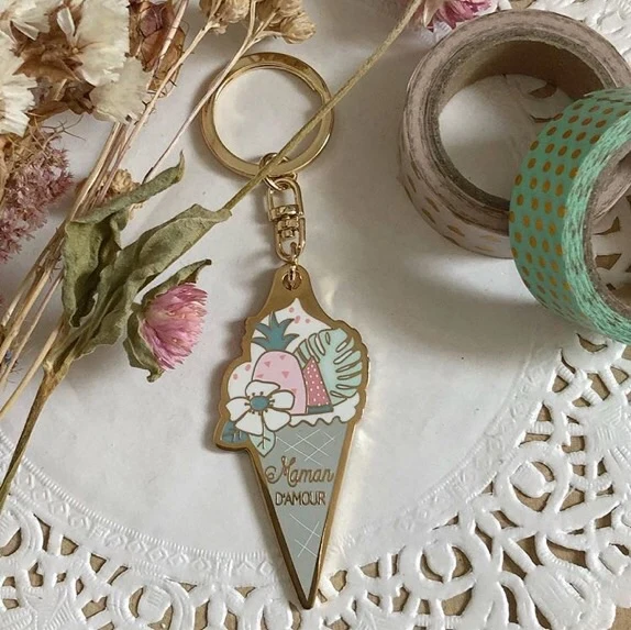 porte clefs Maman D'amour, Créa bisontine