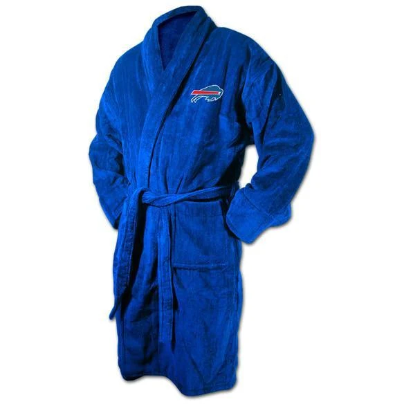 Buffalo Bills Royal Blue Terrycloth Bathrobe