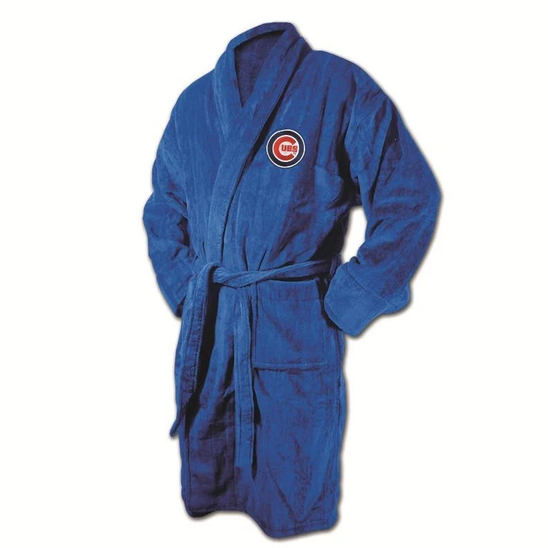 Chicago Cubs Royal Blue Terrycloth Bathrobe
