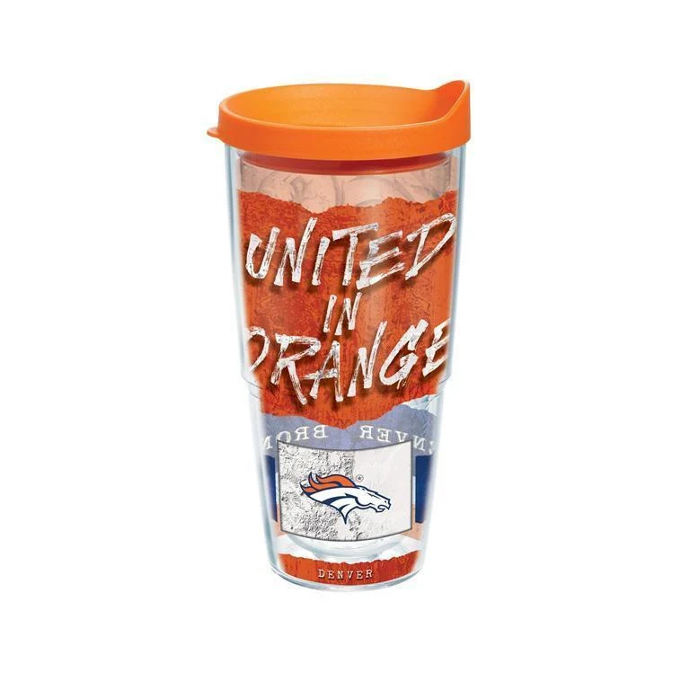 Denver Broncos Statement 24 oz. Tervis Tumbler with Lid - (Set of 2)