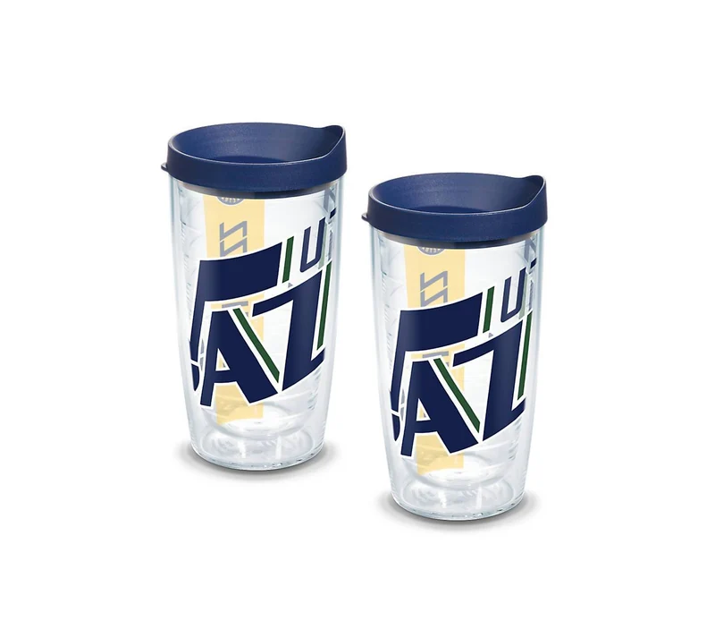 Utah Jazz Colossal 16 oz. Tervis Tumbler with Lid - (Set of 2)