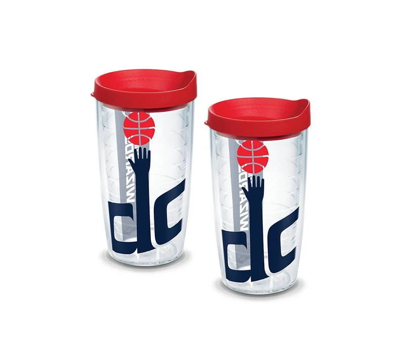 Washington Wizards Colossal 16 oz. Tervis Tumbler with Lid - (Set of 2)