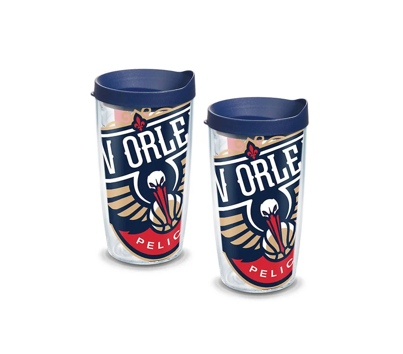 New Orleans Pelicans Colossal 16 oz. Tervis Tumbler with Lid - (Set of 2)