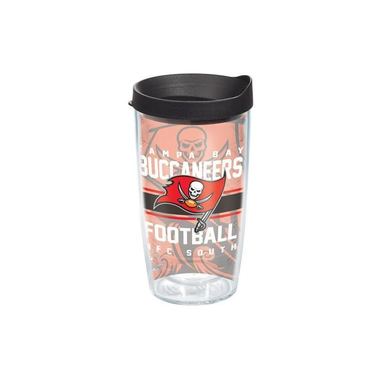 Tampa Bay Buccaneers Gridiron 16 oz. Tervis Tumbler with Lid - (Set of 2)