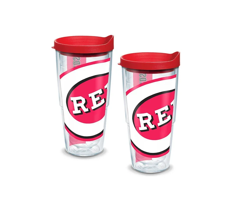 Cincinnati Reds Colossal 24 oz. Tervis Tumbler with Lid - (Set of 2)