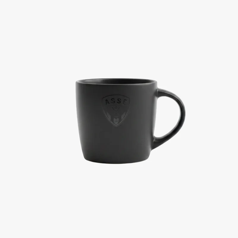 Mug noir ASSE satiné - 320ml