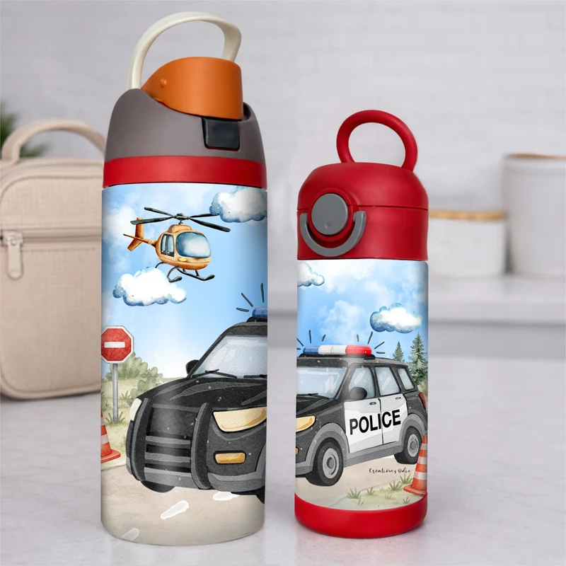 Gourde thermos - Patrouille policière