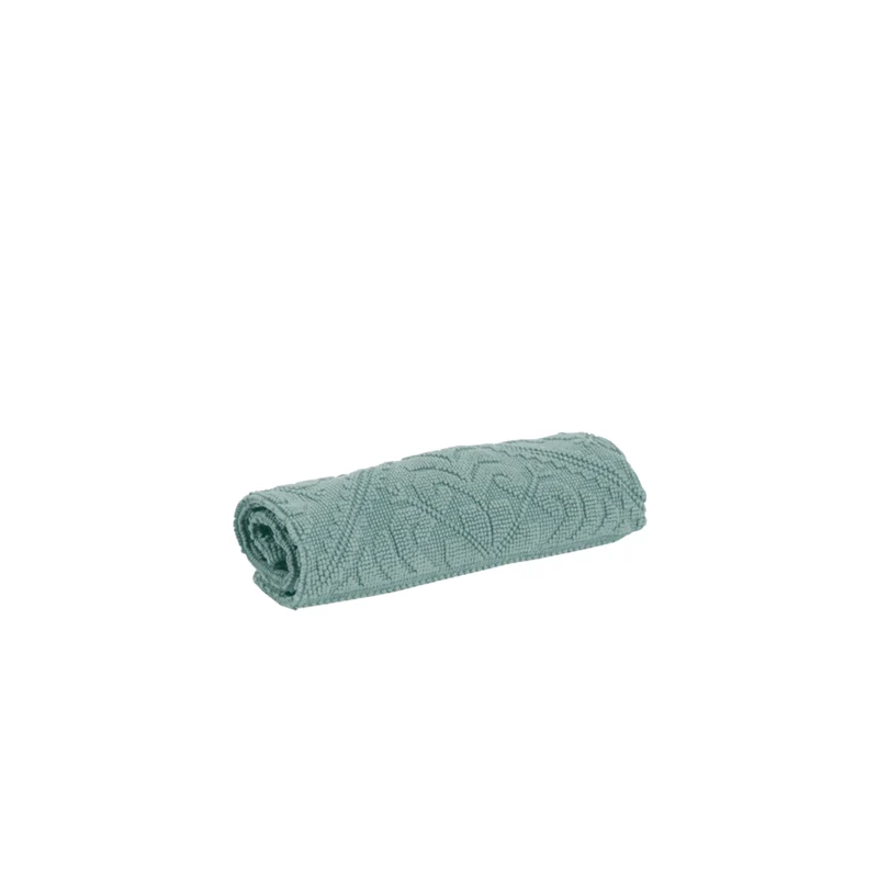 Tapis de bain Enzo - Vert de gris 54x64 cm