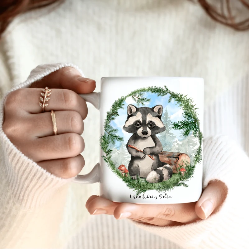 Tasse Raton de la forêt