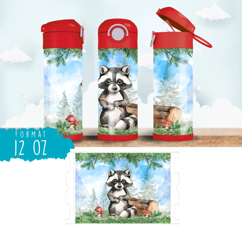 Gourde thermos - Raton de la forêt