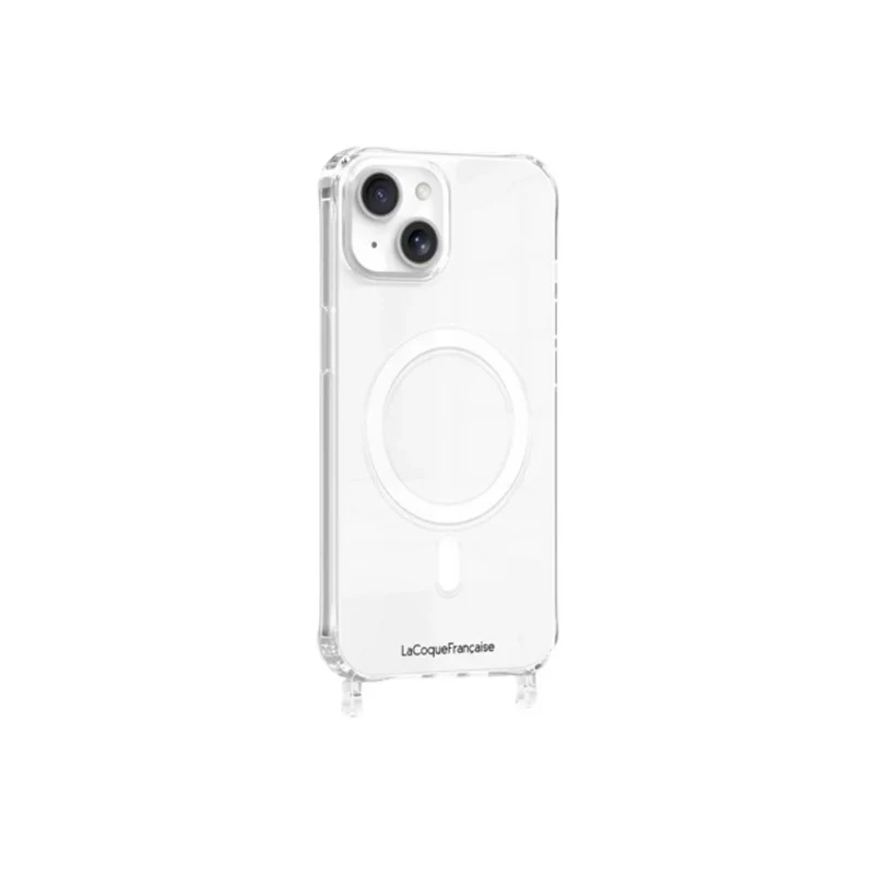 Coque anneaux transparente iPhone Magsafe