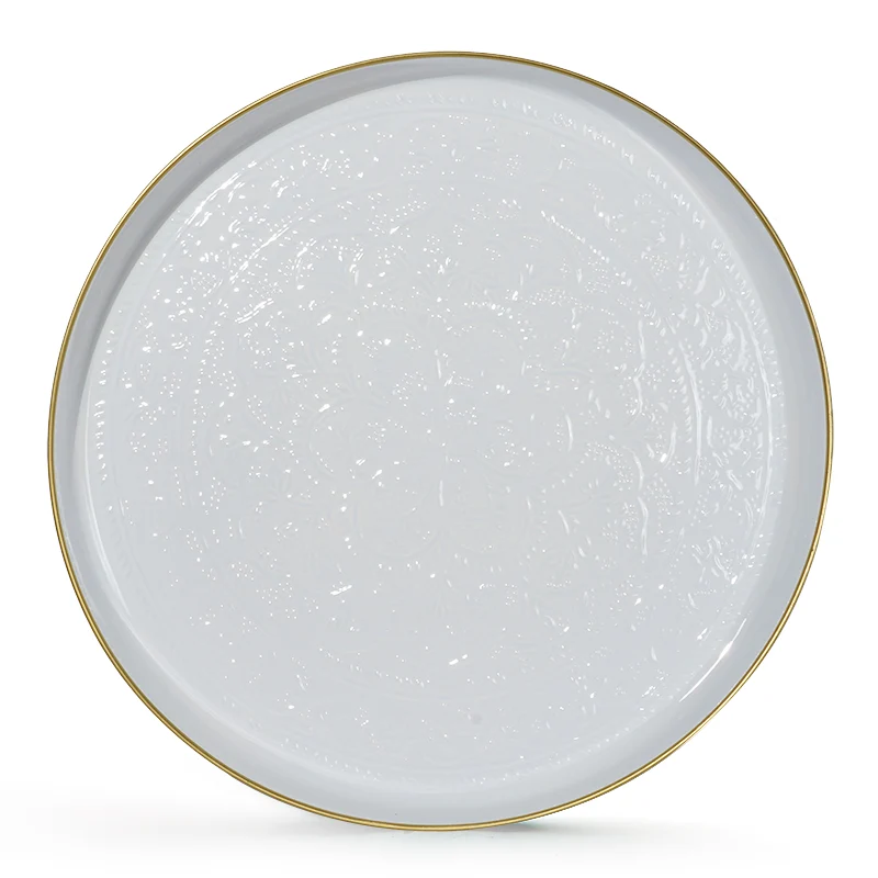 Plateau Berbère Ø 60 cm - blanc