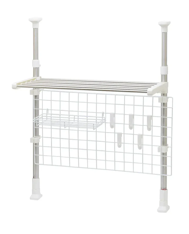 Takagi Stainless Steel Kitchen Storage Rack, Extendable Design