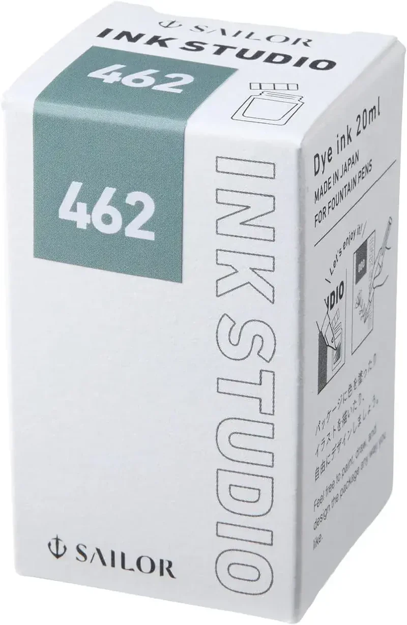 Sailor Ink Studio Green Fountain Pen Ink Colors Bottle 20ml Japan
