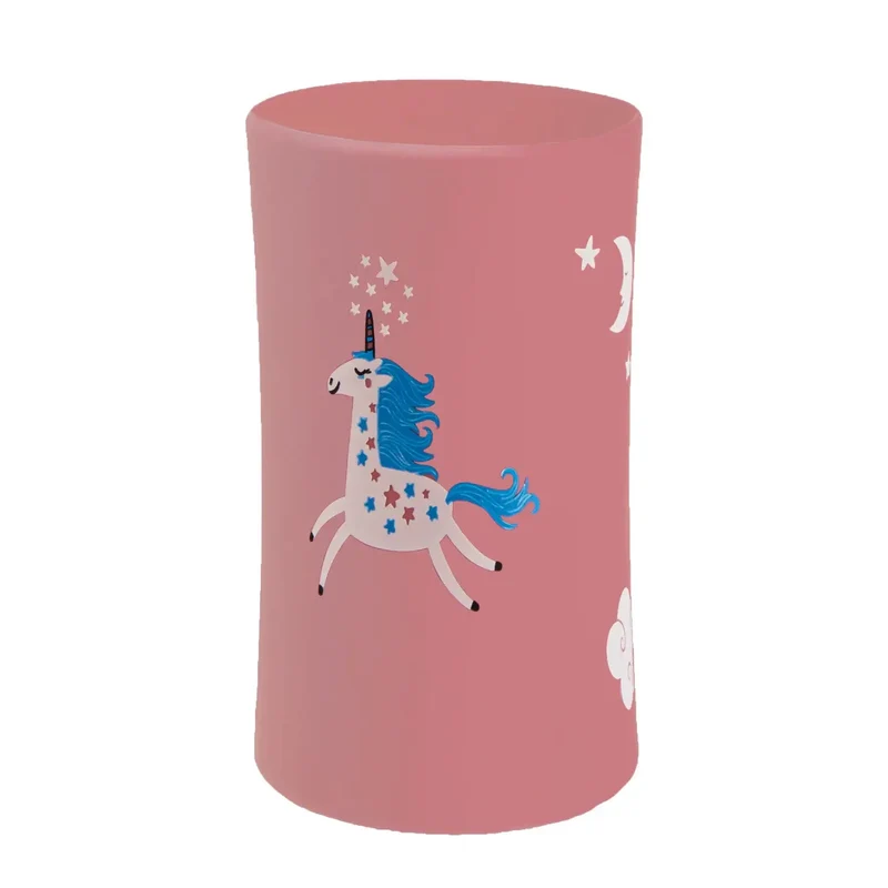 Housse silicone pour biberon inox Pura - Licorne