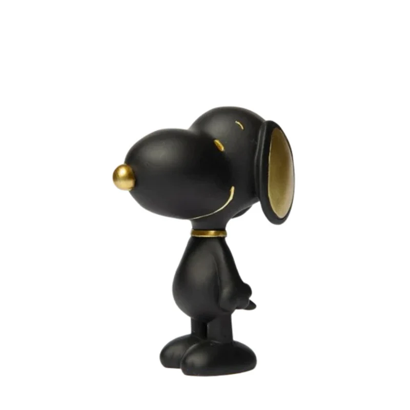 Statue Snoopy 12cm standing - noir