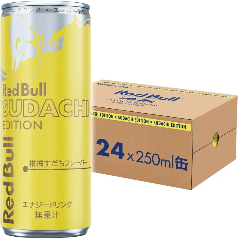 Red Bull Energy Drink Sudachi Citrus, 24x 250ml Cans