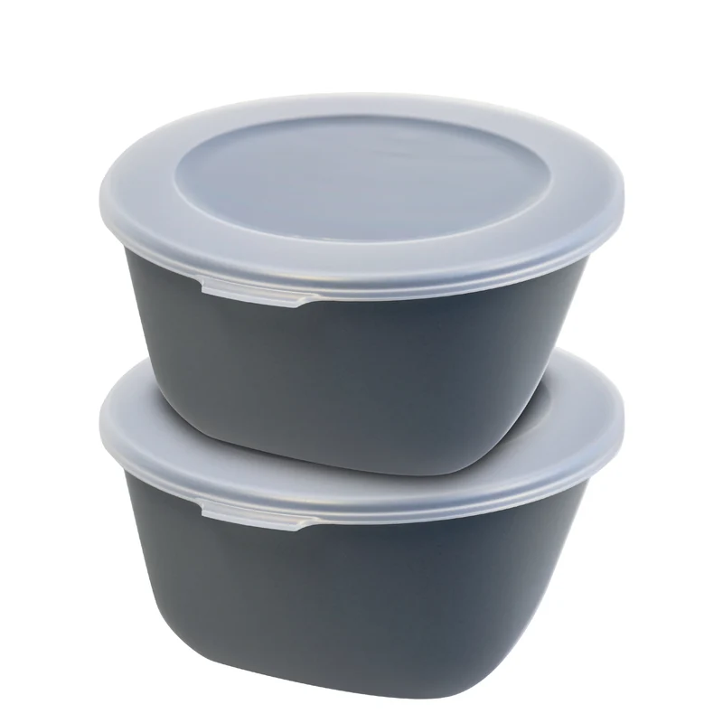 2er Set Box mit transparentem Deckel CONNECT BOX 2