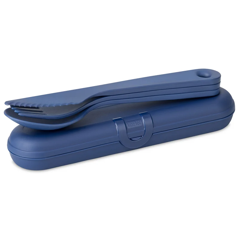 Besteck Etui + Besteckset 3 teilig TWIST READY